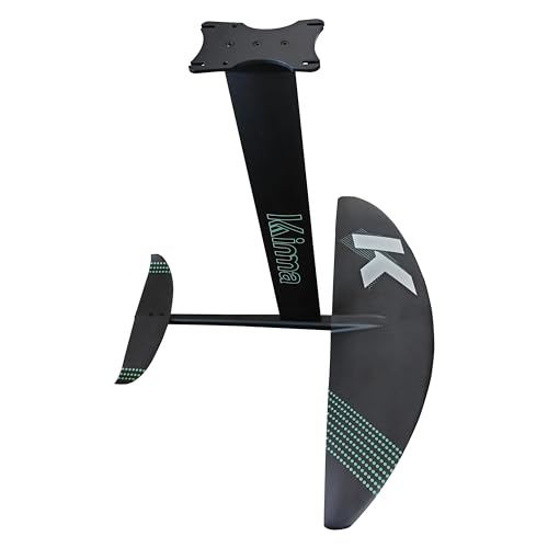 Rayleap Hydrofoil Surfing Portable Aluminum Carbon Hydrofoil Black
