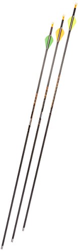 Gold Tip Kinetic Hunter 300 Arrows with 2-Inch Vanes Black (72 Count)