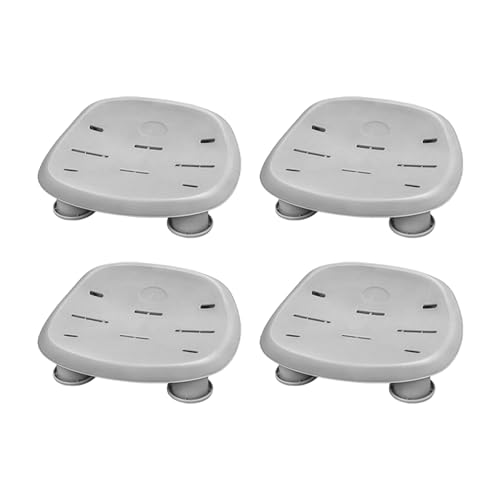 Bestway Coleman Hawaii AirJet Inflatable Hot Tub with EnergySense Cover + SaluSpa Spa Seat 4 Pack Blue