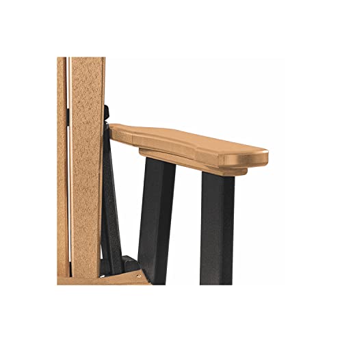 American Furniture Classics Double Glider w/Table Cedar and Black
