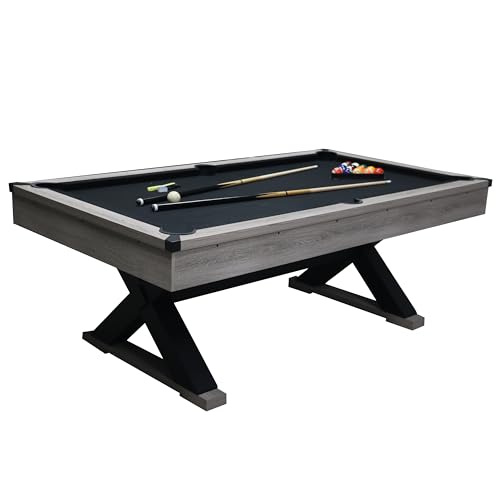 Gahowlen 7 ft Pool Table with Accessories Grey