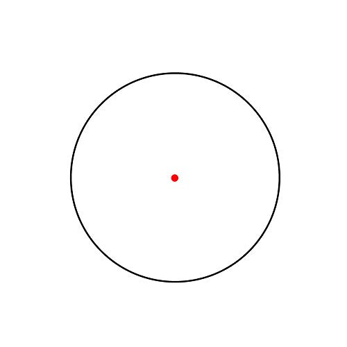 Trijicon MRO-C-2200018 1x25mm Miniature Rifle Optic Red Dot Black