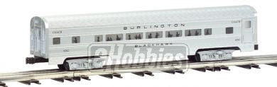 Bachmann Williams Burlington Aluminum Luxury Liner Train Set 60''