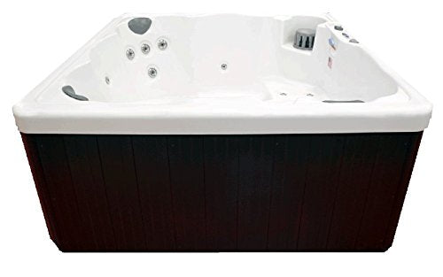 Home and Garden Spas Hudson Bay 6 Person 19 Jet Spa with Stainless Jets Ivory White