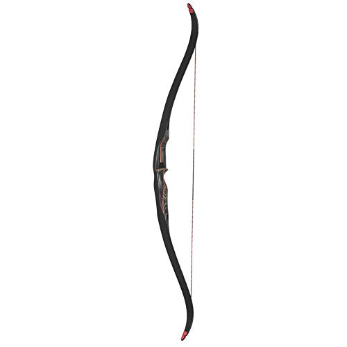 Bear Archery Super Grizzly Recurve Black Maple-Red Stripe