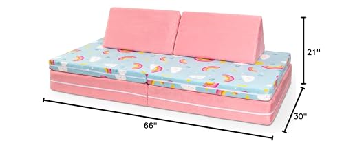 Jaxx Playscape Patterns Playset/Sofa Rainbows/Pink