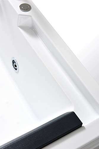 SIMBASHOPPING USA Whirlpool Bathtub Hydrotherapy 2 Persons 8 Water Jets Hot Tub 67" - Linda