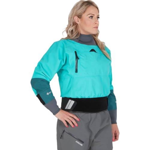 NRS Women's Rev Gore-TEX® Pro Kayaking Dry Top Mediterranea/Aqua