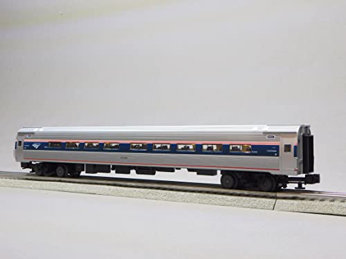 Lionel Amtrak Amfleet Phase VI Passenger Coach Car 2 Pack O Gauge Silver