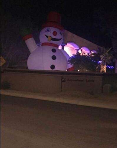 MAFLEN 26" Inflatable Snowman Christmas Holiday Decoration with Blower