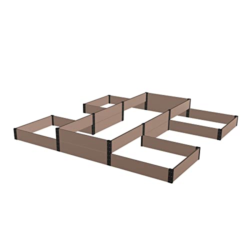 Everbloom Modular Tiered Garden Bed Brown