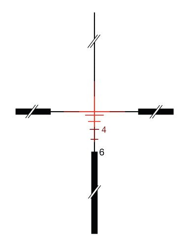 Trijicon ACOG 4x32 Scope Dual Illuminated Crosshair .223 Reticle Red