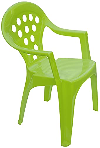 Casa Mia Colorful Playhouse with 4 Stackable Chairs, PolyPure Plastic, Ages 2-6