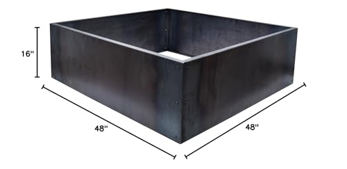 Nice Planter Nicer Corten Planter Bed 48"x48"x16"H Rust