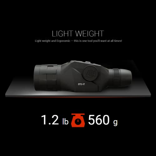 ATN OTS 4T 640 1-10x Thermal Smart HD Monocular Black