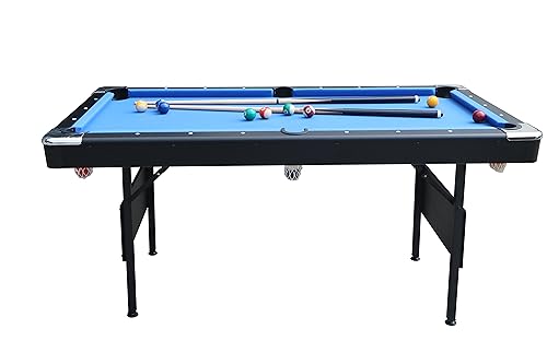 MRISN 3 in 1 Multi Game Table Black+Blue