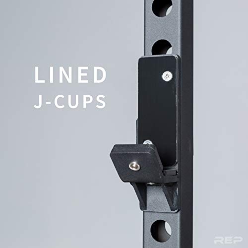 REP Fitness Short Power Rack PR-1050 with Dip Attachment - Power Rack w/Dip Attach