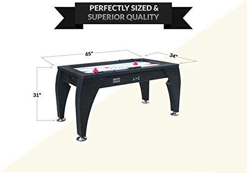 PUCK Sphynx 5-Foot Air Hockey Table Black