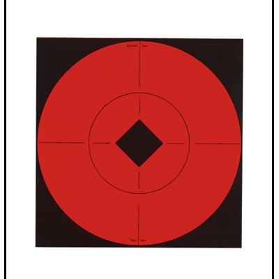 Law 8" Orange Self-Adhesive Target Spots - 100 Pack