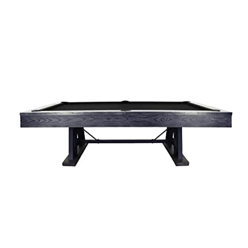 Empire USA Plank & Hide Amber Billiard Pool Table Charcoal