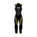 TYR Men Cat 5 Sleeveless Wetsuit Black/Green/Yellow