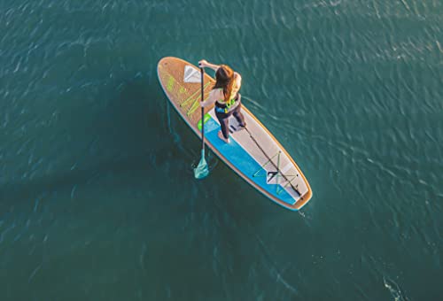 Boardworks Versa Recreational Stand Up Paddleboard Bamboo/Blue