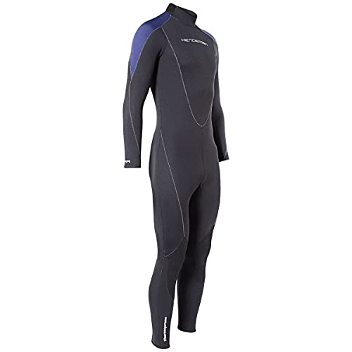Henderson Man 7mm Thermoprene Jumpsuit (Back Zip) Scuba Diving Wetsuit Black/Blue XXXLarge