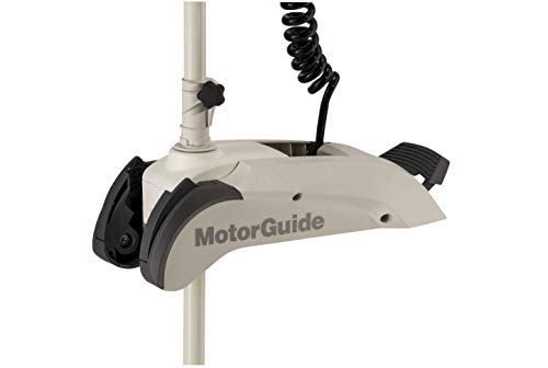MotorGuide Xi5 Saltwater Trolling Motor Wireless Bow Mount 48-Inch Shaft 80-Pound Peak Thrust GPS White