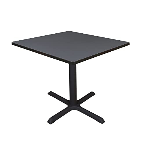 Regency Cain 42" Square Breakroom Table Grey