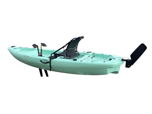 BKC Brooklyn 10.0 Single Pedal Sit On Top Fishing Kayak Teal