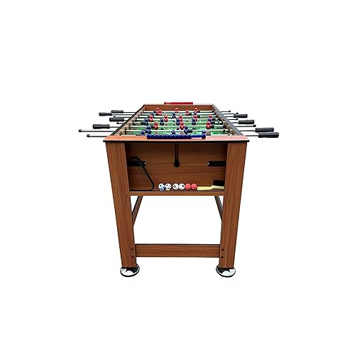 KICK Dyad 55" 2-in-1 Multi Game Table Brown