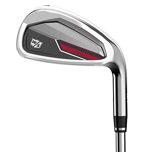 Wilson Dynapower Men's Graphite Golf Irons - Right Hand, Regular, 5-PW, GW Silver/Red