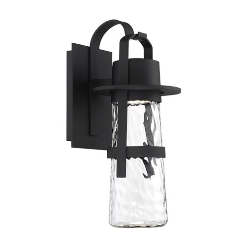 Modern Forms Balthus 21in LED Indoor/Outdoor Wall Light 3000K Black