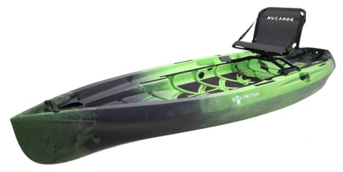 NuCanoe 2022 Unlimited Fishing Kayak with Fusion 360 Seat Thunderstorm