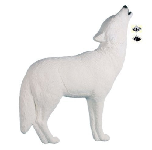 Rinehart Targets 464 Howling White Wolf Self Healing Archery Hunting Target Multicolor