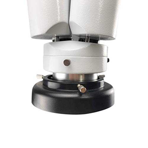 NSKI Dental Lab Binocular Microscope 10X with 5W LED Light 360° Revolving Head