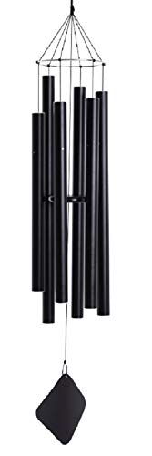 Music of the Spheres Aquarian Bass Large Handcrafted Wind Chime Black