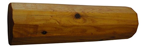 Log Kayak Rack Dock Mounted 2 Place Kayak and SUP Rack Natural