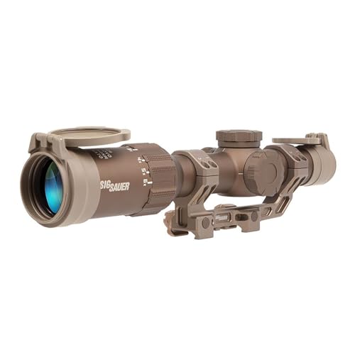 Sig Sauer TANGO6T 1-6X24mm DVO Scope Waterproof Fogproof Hellfire Reticle Red