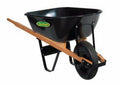 Green Thumb Steel Wheelbarrow 6 Cu.ft. Black