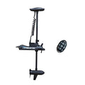 AQUOS 12V 55LBS 54inch Electric Bow Mount Trolling Motor with Remote Control Black