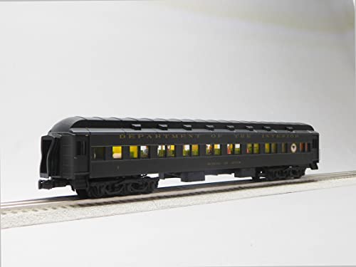 Lionel Bureau of Mines 18" Passenger Car 2 Pack O Gauge Railroad Black/Green