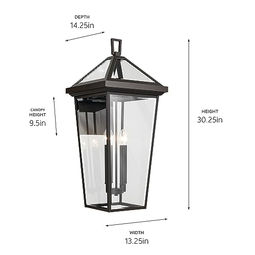 Kichler Regence 4-Light Outdoor Wall Light Old Bronze