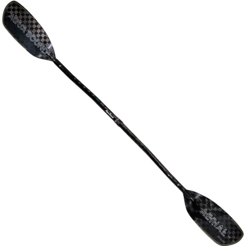 AQUA BOUND Aerial Minor Carbon Versa-Lok Bent Shaft 4-Piece Kayak Paddle Black