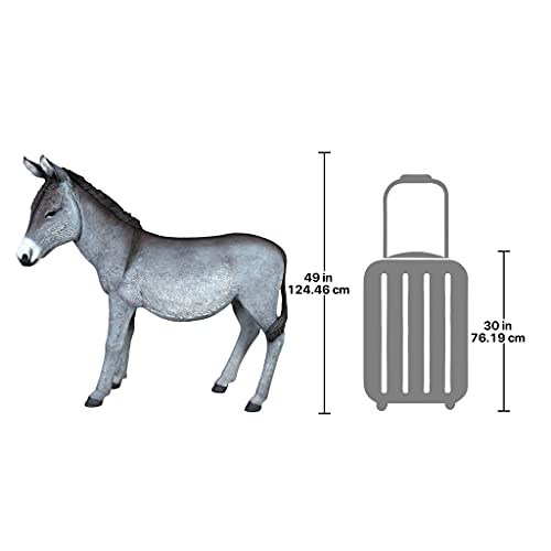Design Toscano Beast of Burden Donkey Statue Full Color