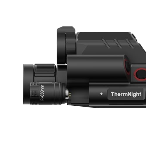 DNT Optics TNC225R ThermNight Thermal & Night Vision Multispectral Scope with Laser Rangefinder Black
