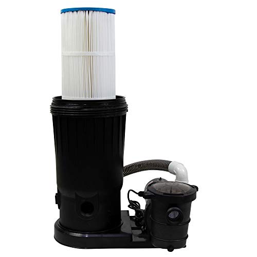 Doheny's Pool Pro Deluxe Cartridge Filter System 200 Sq. Ft. with 1.5 HP Pump for Above Ground Pools