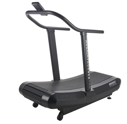 Assault Fitness AssaultRunner Pro, Portable Treadmill Black Frame/Charcoal