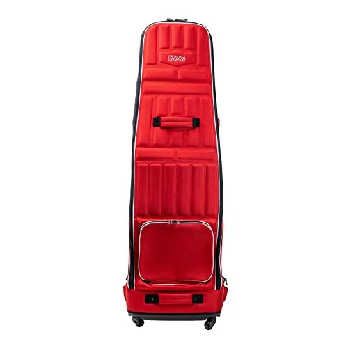 Izzo High Roller Golf Travel Bag - Golf Club Travel Cover - Red/White
