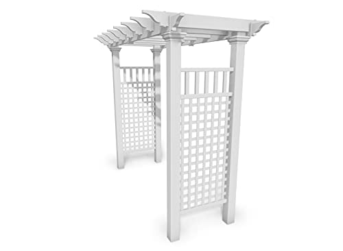 Vita Fairfield Grande Vinyl Arbor 111"x86" White